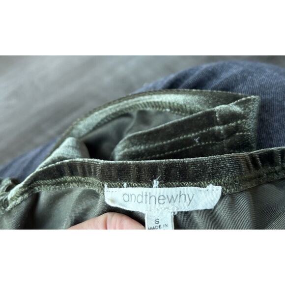 Y2K And The Why Green Velvet Cami Size S Lace Camisole Top - Picture 4 of 4